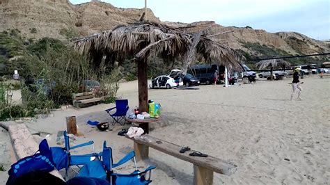 Best beach camping in Southern California - YouTube