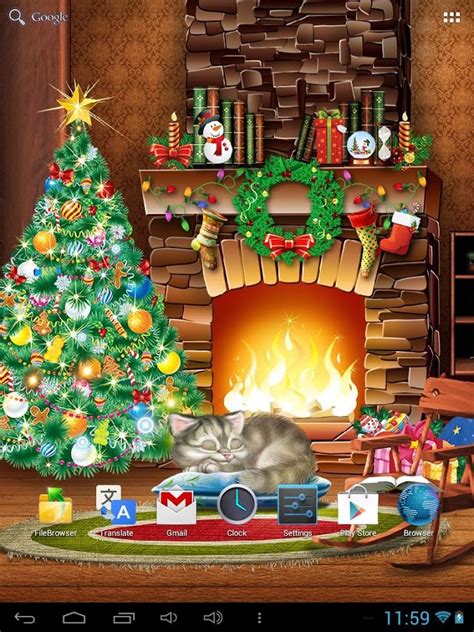 🔥 [50+] Christmas Live Fireplace Wallpapers | WallpaperSafari