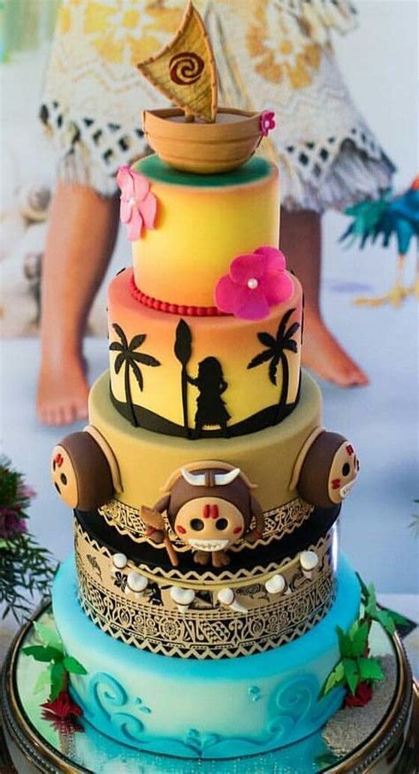 Moana cake #moana #party #cake | Moana birthday cake, Disney birthday ...