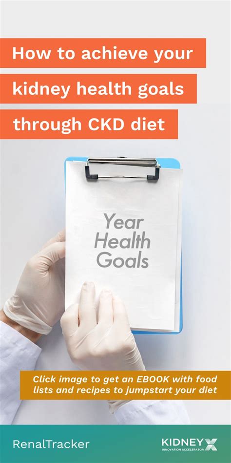 Goal setting is a critical part in making changes to manage chronic kidney disease. It helps you ...