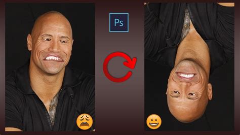 How to Create Upside-down Smiling Face Illusion || Photoshop Tutorial || Logical Window || 2018 ...