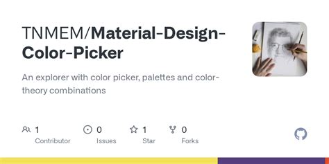 GitHub - TNMEM/Material-Design-Color-Picker: An explorer with color picker, palettes and color ...