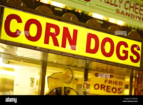 Corn Dog Stand Stock Photo - Alamy