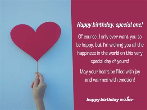 Happy birthday to my special one - Happy Birthday Wisher