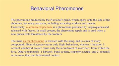 Pheromones!