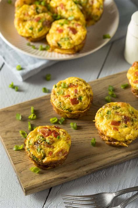 Muffin Tin Quiche with Spinach, Tomato and Bacon - 31 Daily