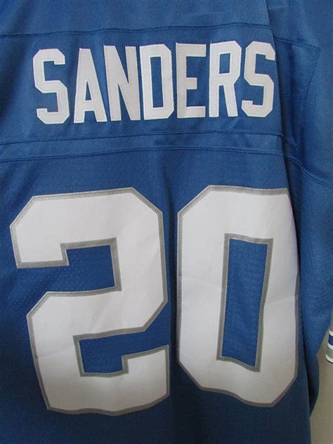 NFL Detroit Lions Barry Sanders #20 Reebok Throwback Jersey 2XL Brand ...