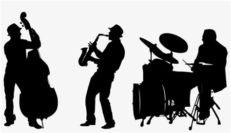 Band Silhouette Png Download - Jazz Band Silhouette Png Transparent PNG - 1200x617 - Free ...