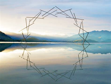 Spectacular Land Art Sculptures Made From Sticks and Stones Reflect ...