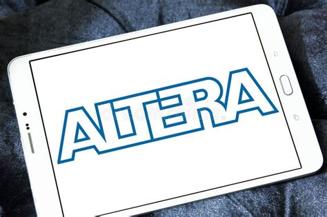 Altera Technology Company Logo Editorial Stock Photo - Image of cplds, embedded: 120443598