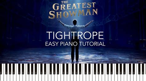 The Greatest Showman - Tightrope (Easy Piano Tutorial) (Michelle ...