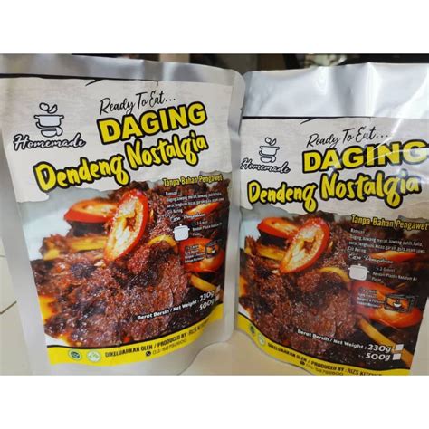 Daging Dendeng Nostalgia by RIZS KITCHEN (230gm) | Shopee Malaysia