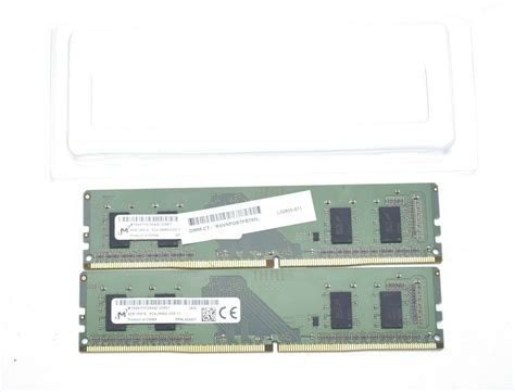 Micron 8 GB (2 x 4GB) PC Desktop RAM 1Rx16 PC4-2666V-UC0-11 DDR4 Memory ...