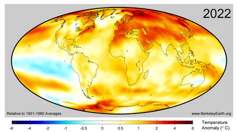 Press Release: 2022 Was Fifth Warmest Year Since 1850 - Berkeley Earth