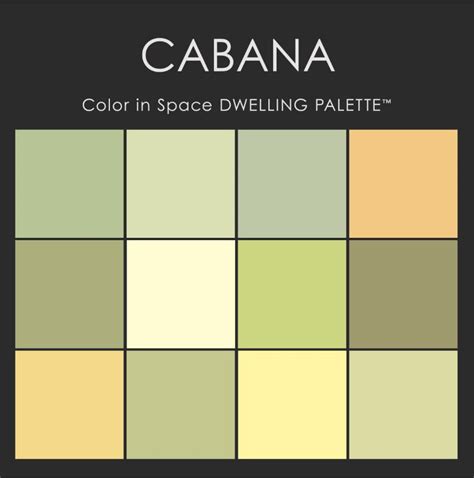 Color in Space Cabana Paint Color Palette™ - Beach Style - Paint - by Color in Space Inc ...