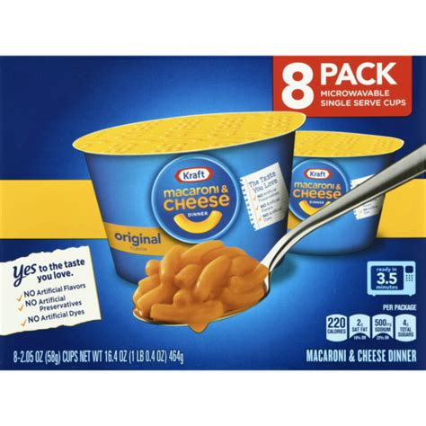 Kraft Macaroni And Cheese Nutrition Label | Besto Blog