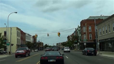 A drive through downtown Monroe, Michigan - YouTube