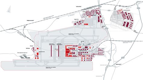 Map of Berlin airport transportation & terminal
