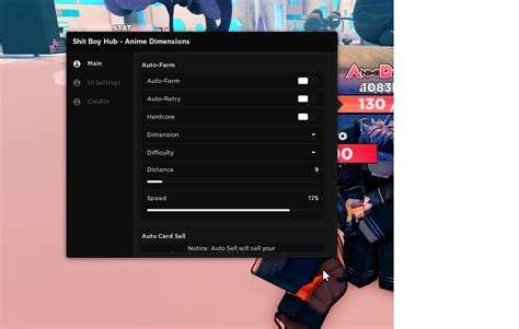 Anime Dimensions Simulator [Auto Farm/Auto Party/Auto card Sell] Scripts | RbxScript