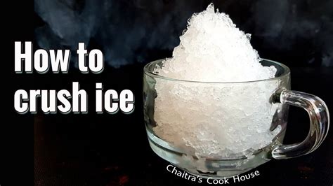 How to crush ice | How to crush ice at home using blender or food ...