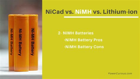 NiCad vs. NiMH vs. Lithium-ion – Which Battery Type is Best - YouTube