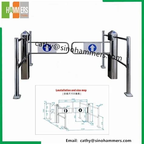 Mechanical Turnstile/ Manual Turnstile/ Supermarket Turnstile - Buy ...