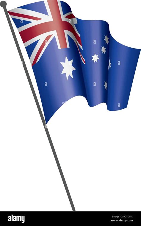 Australia flag, vector illustration Stock Vector Image & Art - Alamy