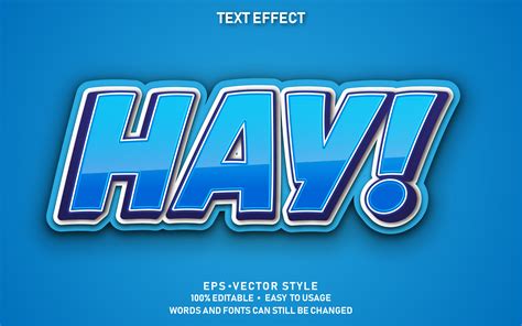 Editable Text Effect Cut Hay Premium Graphic by yosiduck · Creative Fabrica