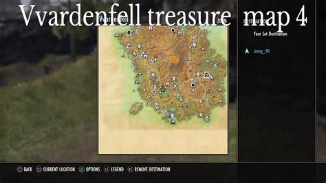 Vvardenfell treasure map IV (4 ) - YouTube