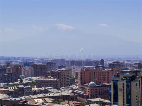 Mount Ararat As Seen from Yerevan Stock Image - Image of asia ...