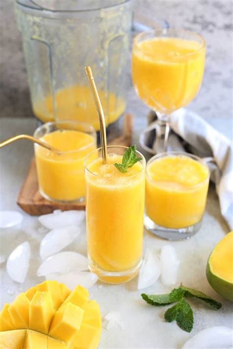 Mango Juice Recipe - Delightful Mom Food