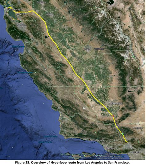 Hyperloop Route Map - Business Insider