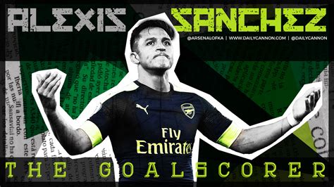 Awesome Alexis Sanchez infograph: Goals and assists breakdown