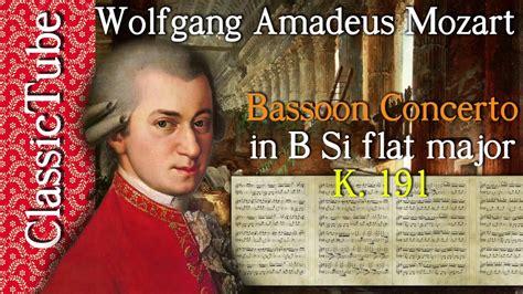 Mozart. Bassoon Concerto in B Si flat major, K. 191 - YouTube