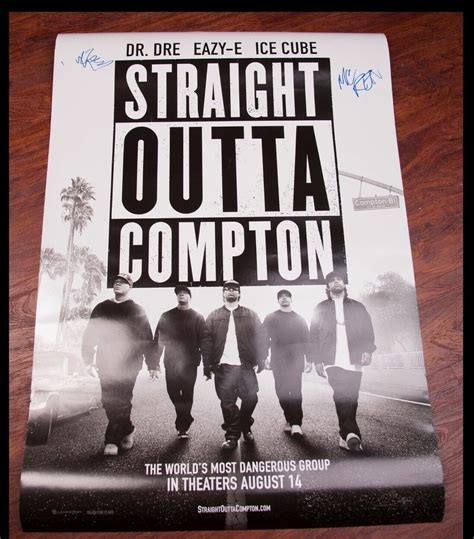 GFA N.W.A. DJ Yella MC Ren * STRAIGHT OUTTA COMPTON * Signed Movie ...