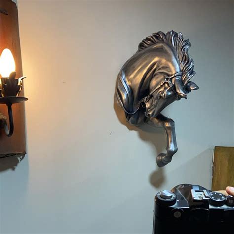 Horse Sculpture Sculpture Wall Sculpture Wall Decor Wall - Etsy