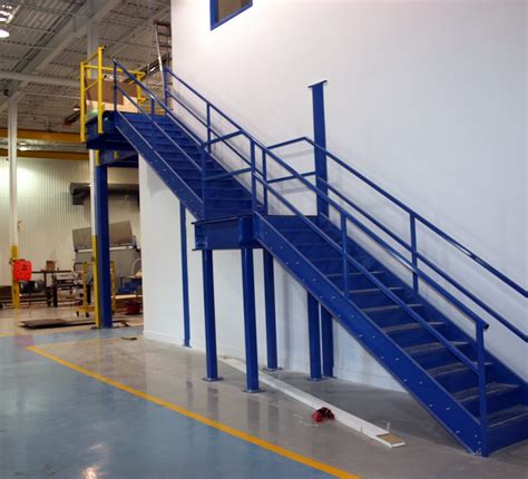 Stairs | Handrails, Landings, Railings | Arc Force Mezzanines