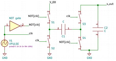 Building a simple charge pump with npn BJTs | M Baas