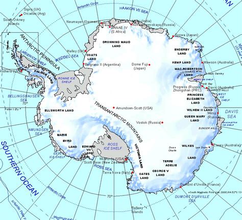 Antarctic Tundra Map