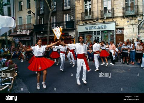 Ceret France Languedoc-Roussillon Festival De La Sardana Folk Dance Competition Dancing The ...