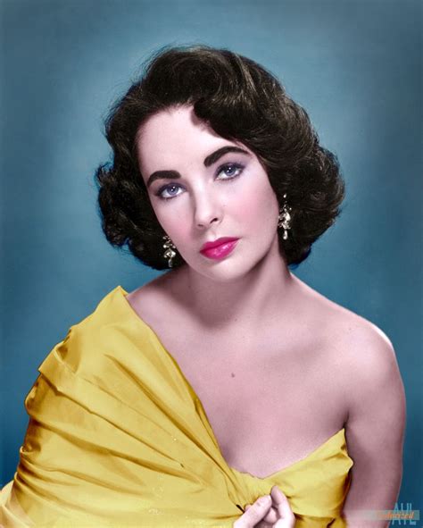 Elizabeth Taylor, colorized from a 1952 photo | Elizabeth taylor, Young elizabeth taylor ...