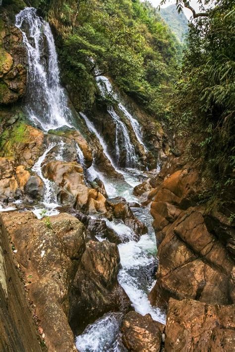 Waterfalls in Sapa, Vietnam Stock Photo - Image of water, vietnam: 21866834