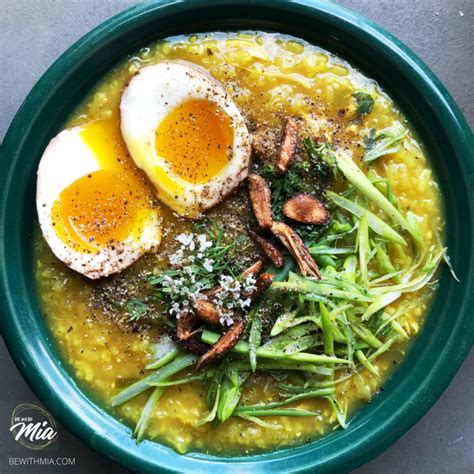 How To Build A Bowl of Arroz Caldo | Turmeric Arroz Caldo - Be With Mia