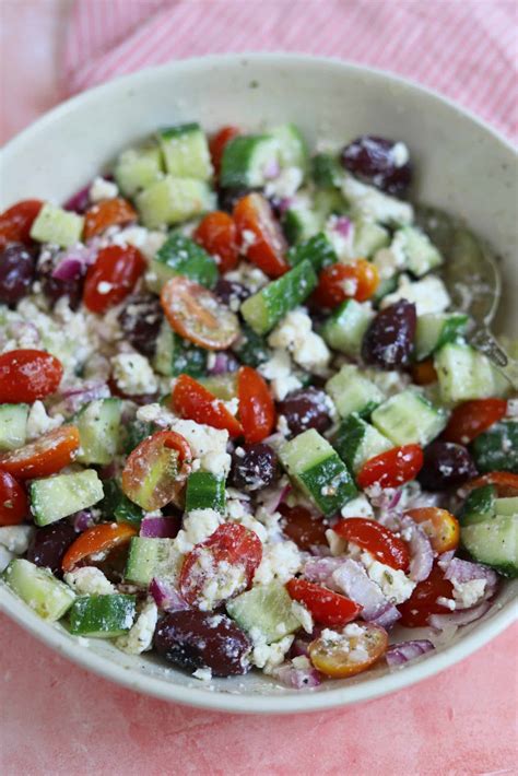 Gluten Free Greek Salad - The Gluten Free Blogger