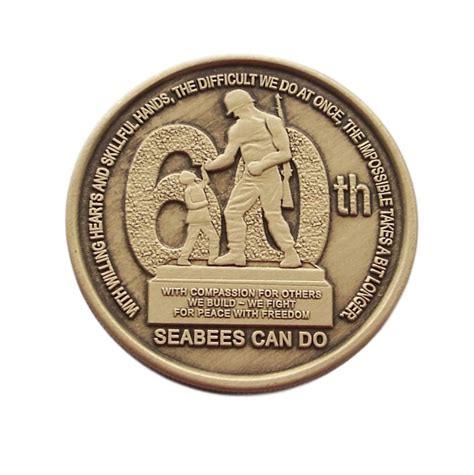 60th Anniversary Challenge Coin - Seabee Museum and Memorial Park