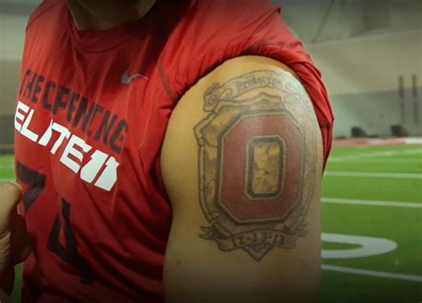 Ohio State QB Commit Shows Off His Buckeyes Tattoo | Bleacher Report