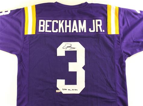 Odell Beckham Jr. Signed LSU Jersey Inscribed "2,390 TDS 12TDS" (Radtke COA) | Pristine Auction