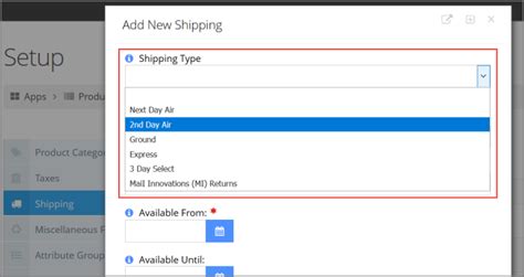 Configuring UPS Label Printing