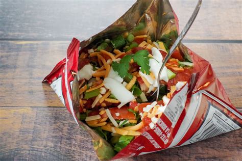 Tacos in a Bag | walking tacos - Food Meanderings