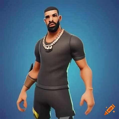 Drake with fortnite style on Craiyon